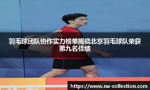羽毛球团队协作实力榜单揭晓北京羽毛球队荣获第九名佳绩